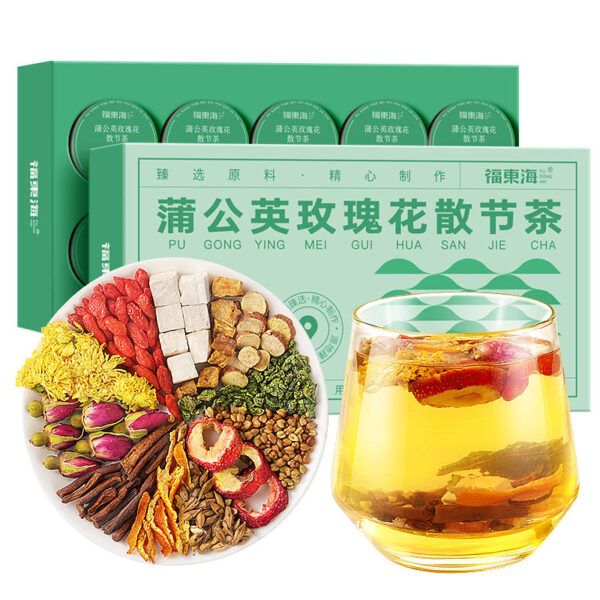 Fudonghai Dandelion Rose Loose Tea 150g Hawthorn Wolfberry Mulberry Leaf Chrysanthemum Fruit Tea Wholesale