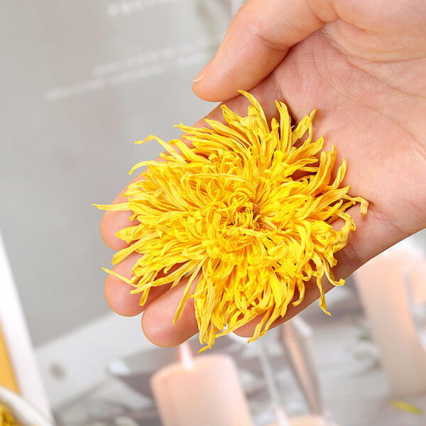 Fudonghai Golden Silk Royal Chrysanthemum 15g/box wholesale Huangshan big flower chrysanthemum tea health flower and grass tea one cup hair - Image 2