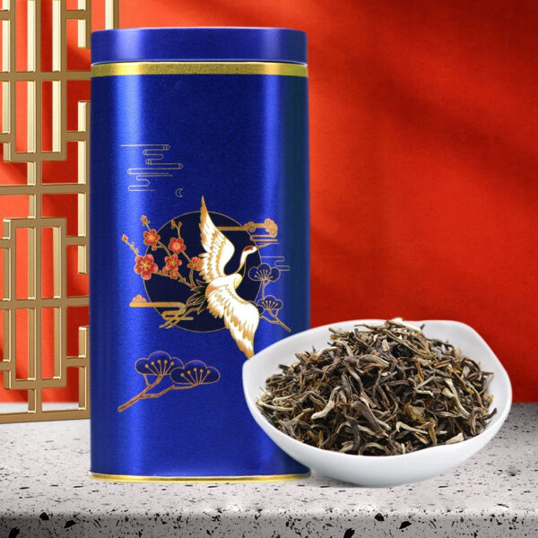 Mingqian Green Tea Zhongmin Hongtai Fujian New Tea Jasmine Tea Luzhou Fragrant Snow Bud Bulk Canned 100g - Image 5