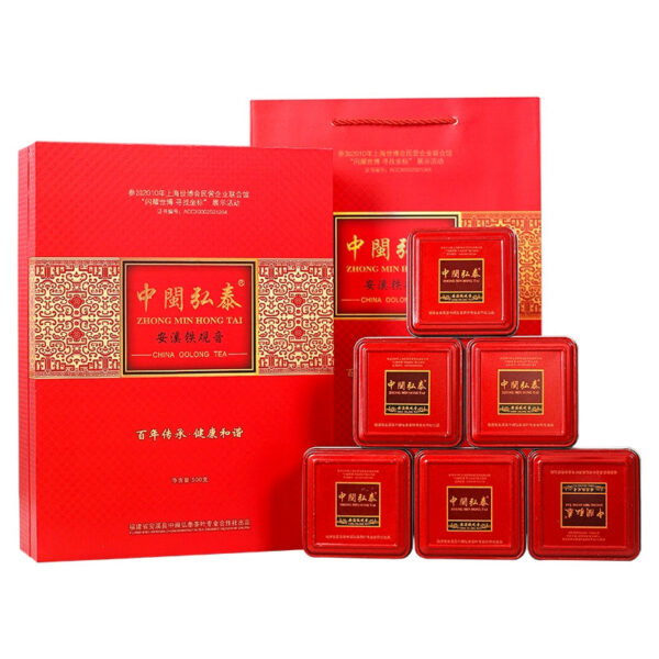 Zhongmin Hongtai Tea Orchid Fragrance Premium Fujian Anxi Tieguanyin Fragrant Full Cup Fragrance Free Gift Box Bag - Image 2