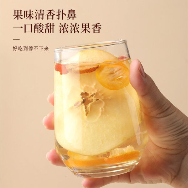 Fudonghai dried apples 300g/bag, naturally dried fruit slices, dried health tea, office soaked in water wholesale distribution - Image 3