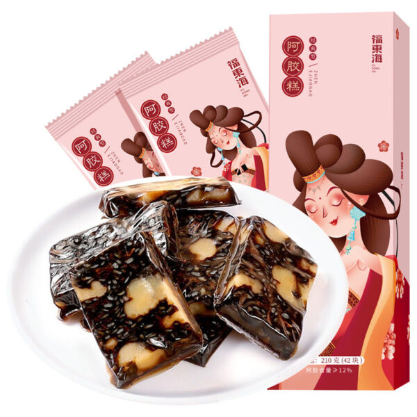 Fudonghai Ejiao Cake 210g Shandong Dong'e Instant Red Date Donkey Skin Ejiao Guyuan Cake Send Friends Gifts Wholesale - Image 5