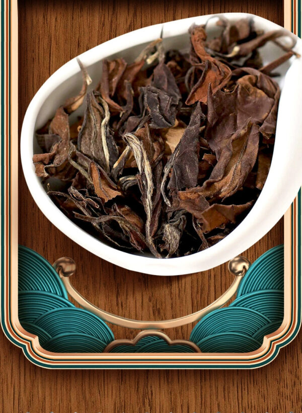 Fujian White Tea White Peony Tea Aged Raw Materials Alpine Old White Tea Shoumei Spring Tea Gift Box Gongmei Old White Tea - Image 5