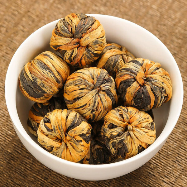 Zhongmin Hongtai Premium Dianhong Dragon Ball Tea New Tea Spring Tea Yunnan Fengqing Honey Fragrant Dianhong Tea Luxiang Bag - Image 2