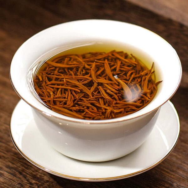 Zhongmin Hongtai New Tea Premium Luzhou Fragrant Jin Junmei Black Tea Leaf Ceramic Jar Gift Box for the Festival New Year's Goods Elders - Image 5