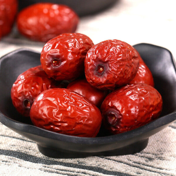 Fudonghai red dates 250g Xinjiang specialty Ruoqiang gray dates dried red dates dried jujube leave-in soup tea wholesale - Image 3