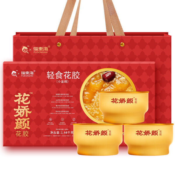 Fudonghai flower glue ready-to-eat gift box 1440g isinglass collagen milk jelly women meal replacement pregnant women Dragon Boat Festival gifts - Image 5