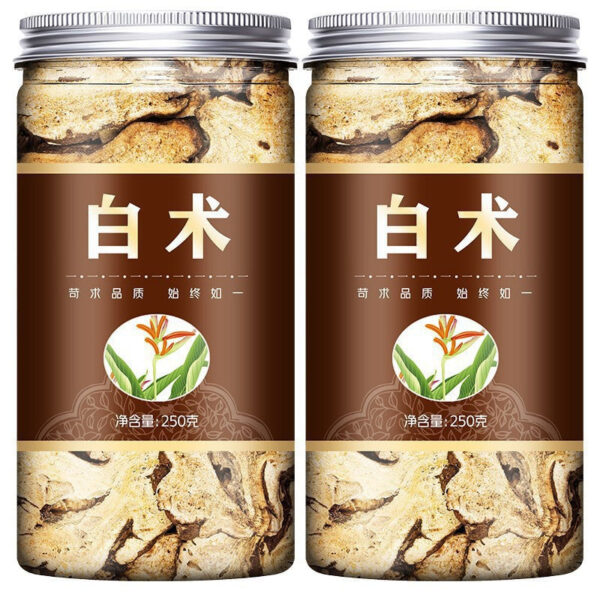 Atractylodes Decoction Pieces Raw Atractylodes Fried Pieces Powder White Poria Cocos White Peony Baizhi Sanbai Soup - Image 5
