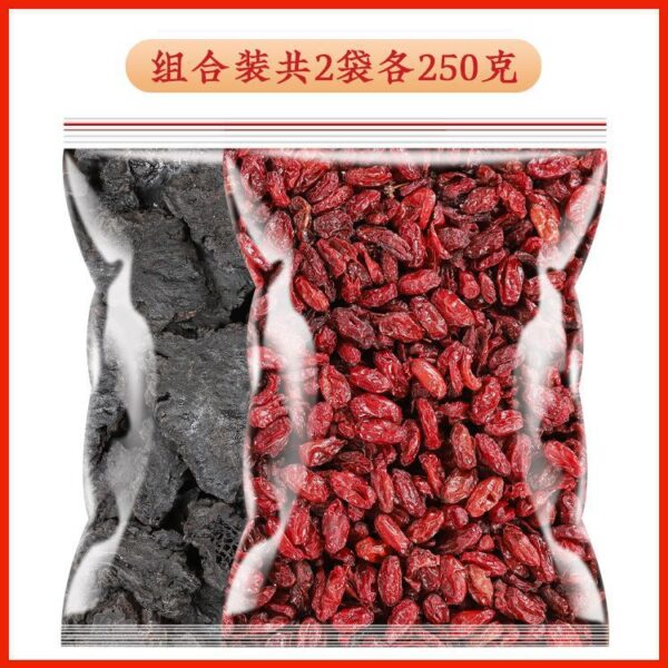 Cooked Rehmannia Cornus tea Chinese herbal medicine combination Genuine Cornus Meat Mountain Yu Meat Soaked in water Boiling effect - Image 7