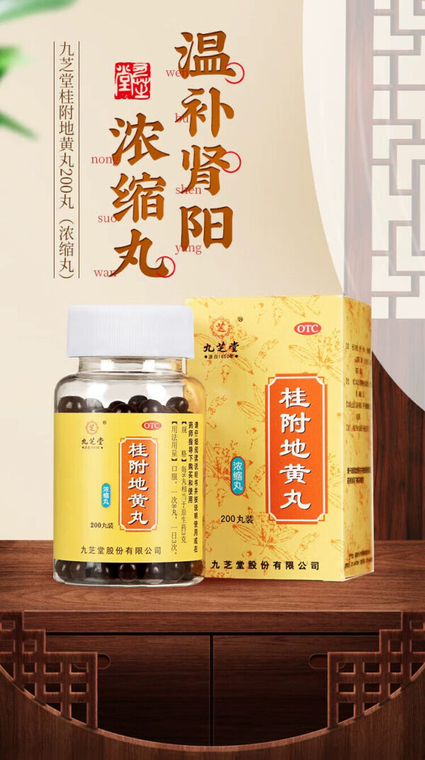 Jiuzhi Tang Guifu Dihuang Pill Genuine Urine Frequent Kidney Deficiency Fuguili Middle Pill Kidney Yang Deficiency Constitution Traditional Chinese Medicine Conditioning Male - Image 6