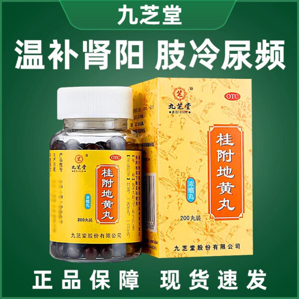 Jiuzhi Tang Guifu Dihuang Pill Genuine Urine Frequent Kidney Deficiency Fuguili Middle Pill Kidney Yang Deficiency Constitution Traditional Chinese Medicine Conditioning Male
