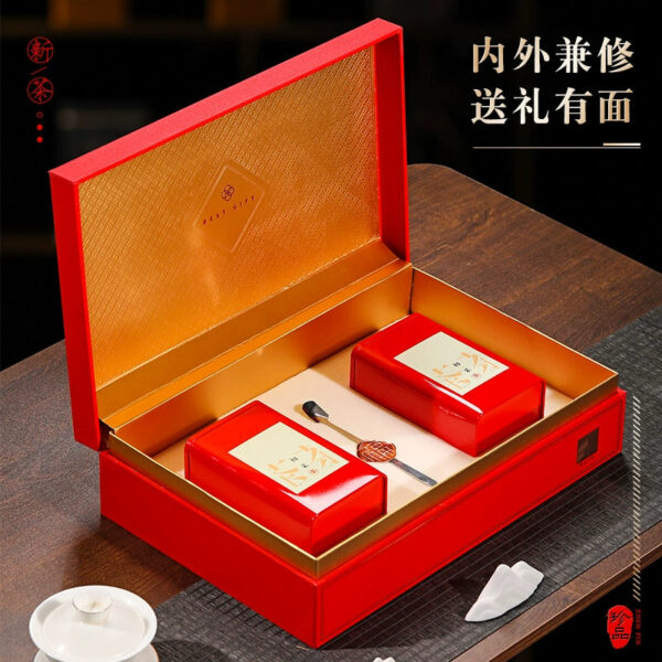 Zhongmin Hongtai Fujian old white tea aged Shoumei Gongmei alpine white tea gift box gift gift tea 100g - Image 3