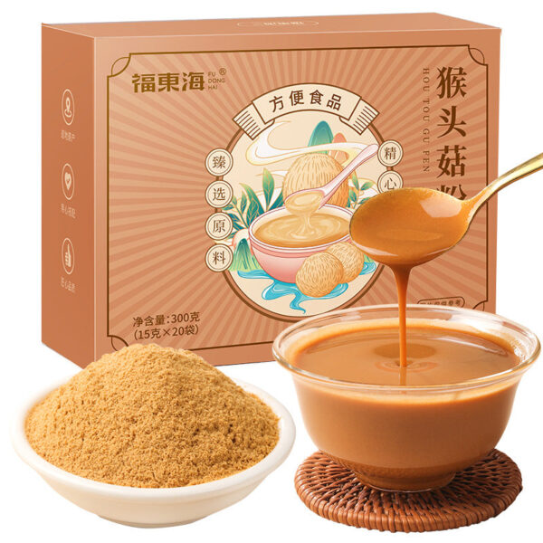 Fudonghai Hericium erinaceus powder 300g light food breakfast meal replacement powder nourishing stomach ready-to-eat brew nutrition spleen and stomach health wholesale - Image 6