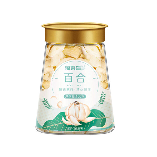 Fudonghai dried lily Chinese herbal medicine 100g dried lily tea soaked in water Hunan Longya dried goods soup porridge wholesale - Image 6