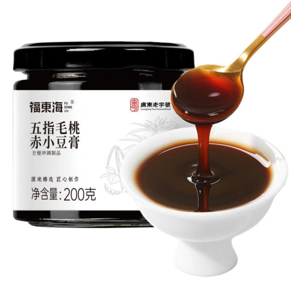 Fudonghai Five Fingers Peach Red Bean Cream 200g, Dog Days Health Fu Wet Cream Soaked in Water and Tea Wholesale Distribution - Image 6