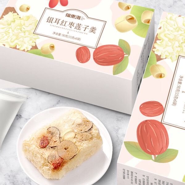 Fudonghai lotus seed Tremella soup 90g red dates lotus seed wolfberry soup brewed ready to eat freeze-dried no-cook Tremella soup - Image 2