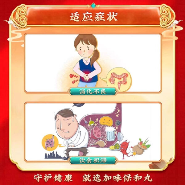 Tong Ren Tang Jiawei Baohe Pills 12 bags gastrointestinal digestion diet stagnation indigestion stomach accumulation indigestion - Image 2