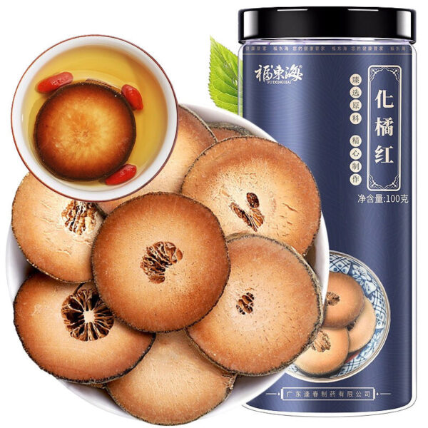 Fudong Haihua orange red 100g/bottle aged orange red slices Huazhou slices orange red slices round orange red aging wholesale