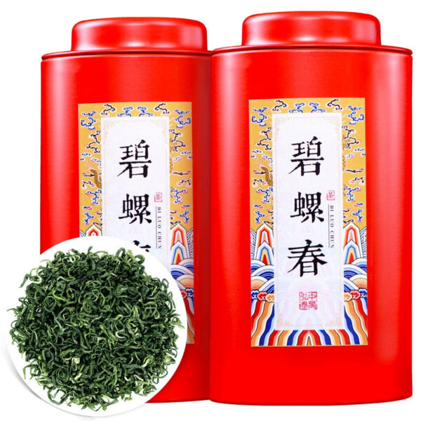 2025 Biluochun Green Tea Strong Fragrance Floral Fragrance New Tea Spring Tea Flavor Strong Fruit Fragrance Canned Gift Box Bulk Buds 100g - Image 5