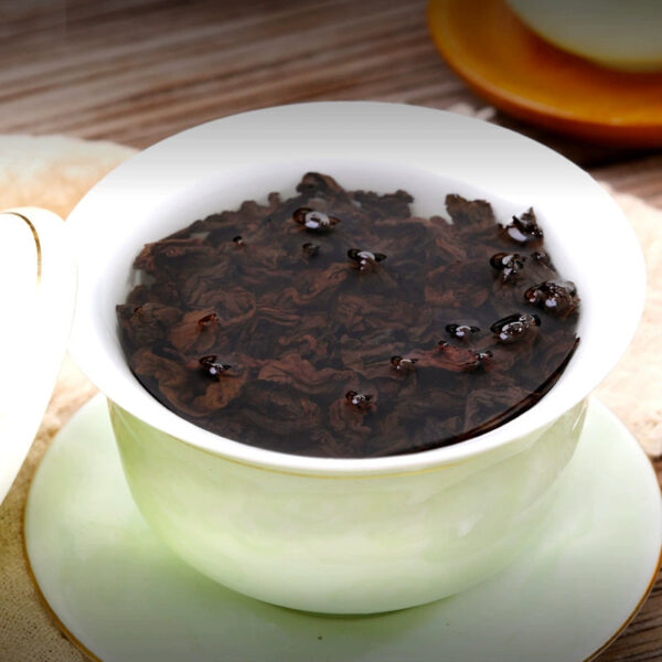 Traditional charcoal roasting strong fragrance charcoal technique oil cutting black oolong tea gift box bulk high concentration oolong tea 500g - Image 4