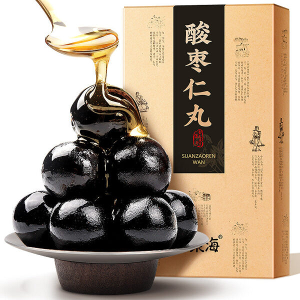 Fudonghai Sour Zaoren Pills 162 grams, Sour Zaoren Lily Cream Health Huangjing Poria Cocos Pills Spot Distribution Wholesale