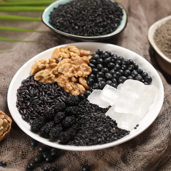 Fudonghai Black Sesame Walnut Black Bean Powder 600g Walnut Powder Sesame Powder Mulberry Powder Instant Food Meal Replacement Powder Breakfast - Image 2