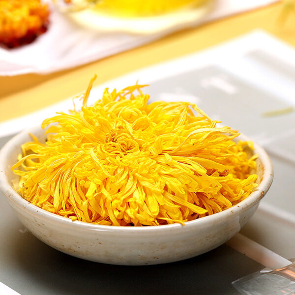 Fudonghai Golden Silk Royal Chrysanthemum 15g/box wholesale Huangshan big flower chrysanthemum tea health flower and grass tea one cup hair - Image 4