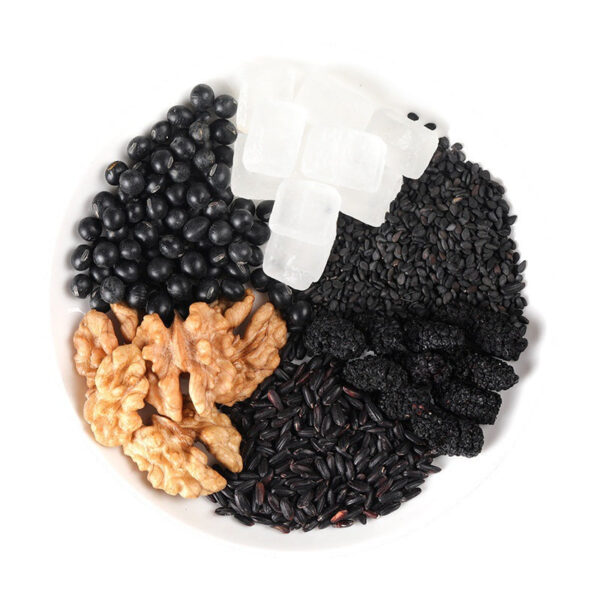 Fudonghai Black Sesame Walnut Black Bean Powder 600g Walnut Powder Sesame Powder Mulberry Powder Instant Food Meal Replacement Powder Breakfast - Image 5