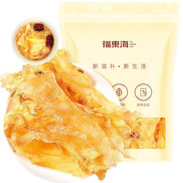 Fudonghai flower glue isinglass dry goods cod glue 250g genuine deep sea swim bladder fish maw children pregnant women nourishing soup