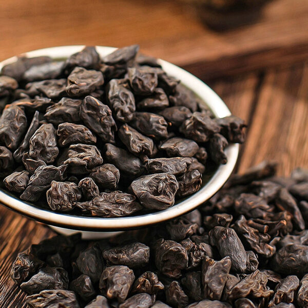 Yunnan Pu'er tea broken silver ripe tea leaves ancient trees glutinous rice fragrant tea fossils old tea head black tea gift box 500g - Image 5