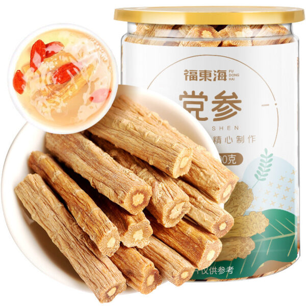 Fudonghai Codonopsis 100 grams, Gansu Codonopsis strips sliced in water to make soup, new bulk Chinese herbal medicine wholesale distribution