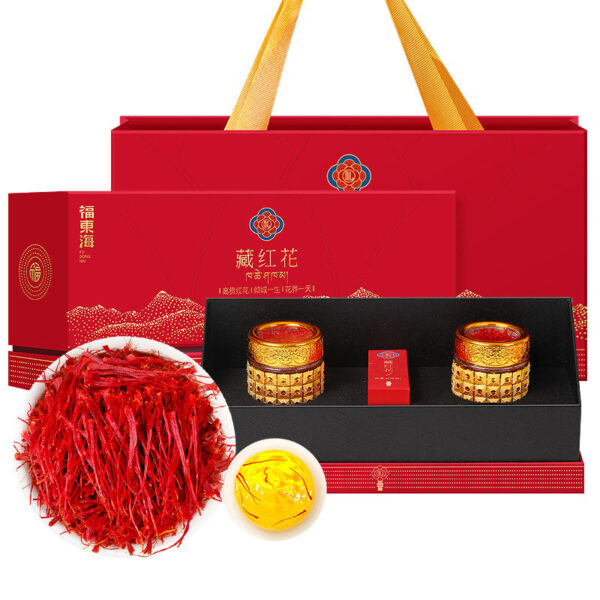 Fudonghai saffron 6g Mid-Autumn Festival gift box without addition, women soaked in water, western saffron Iranian raw materials wholesale delivery