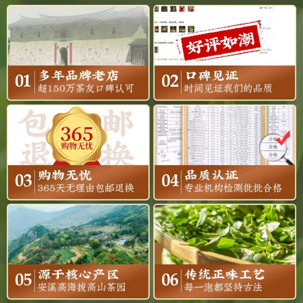 Zhongmin Hongtai New Tea Zhengwei Alpine Orchid Hui Ganqiang Fragrant Anxi Tieguanyin Oolong Tea 250g - Image 5