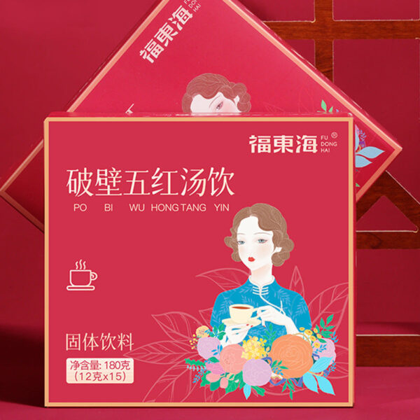 Fudonghai Broken Wall Wuhong Soup 12g * 15 Red Jujube Wuhong Soup Solid Drink No-Boil Granule Instant Delivery Wholesale