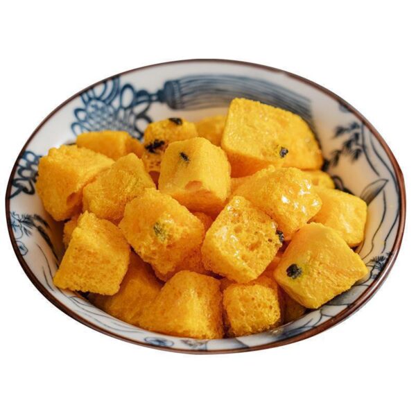 Freeze-dried passion fruit cubes, kumquat lemon slices, fruit tea, passion fruit tea soaked in water, dried passion fruit fruity - Image 5