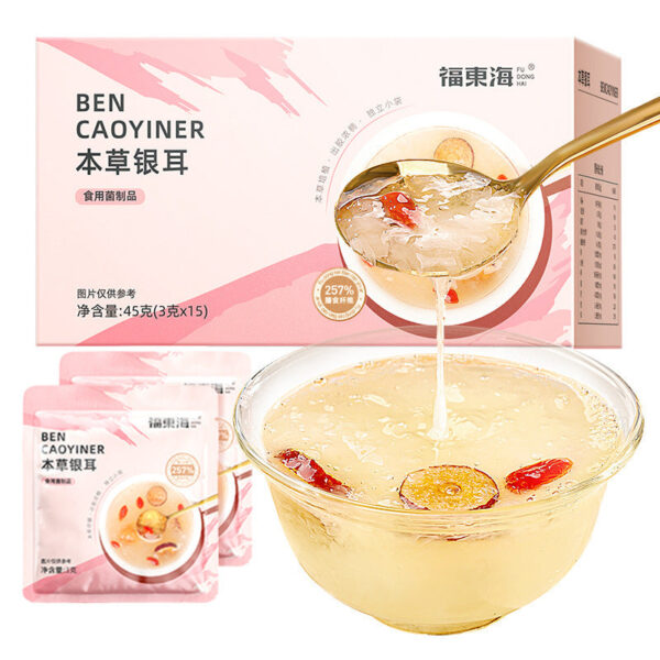 Fudonghai Bird's Nest Tremella Soup 90g/box Freeze-dried and brewed Tremella ready-to-eat, no-cook snow ear soup meal replacement wholesale Douyin - Image 7