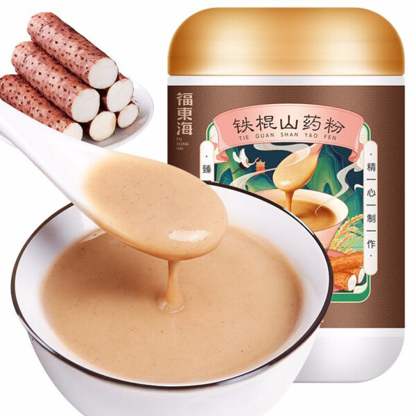 Fudonghai yam powder 500g/can Henan iron bar yam cooked Huaishan nutritious breakfast meal replacement powder wholesale distribution - Image 5