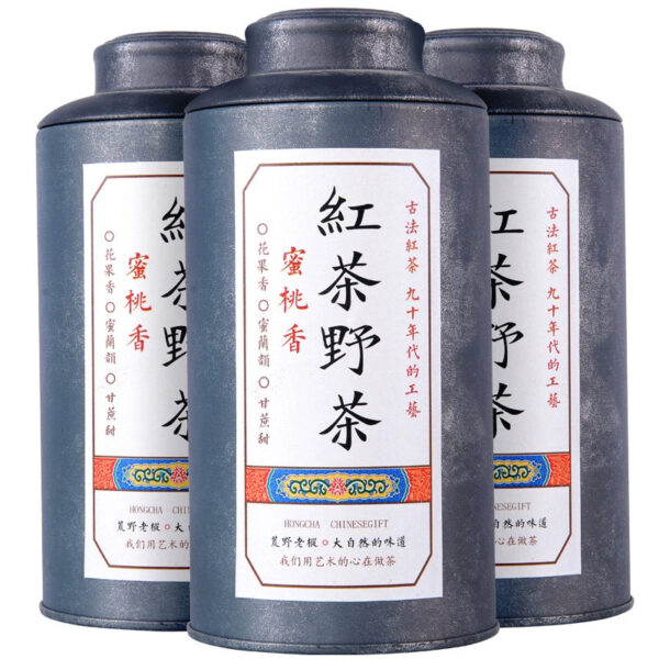 Zhongmin Hongtai Zhengshan Small Species Fujian Black Tea Peach Fragrant Small Species Gaoshan Wild Tea Black Tea New Tea Canned 125g - Image 2