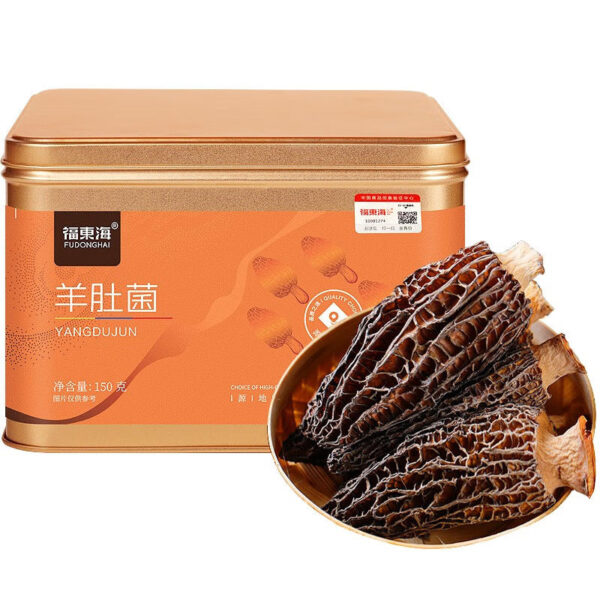 Fudonghai morels 150g Yunnan specialty pointed top morels 9-12cm dry goods mushrooms soup head stubble new goods - Image 5
