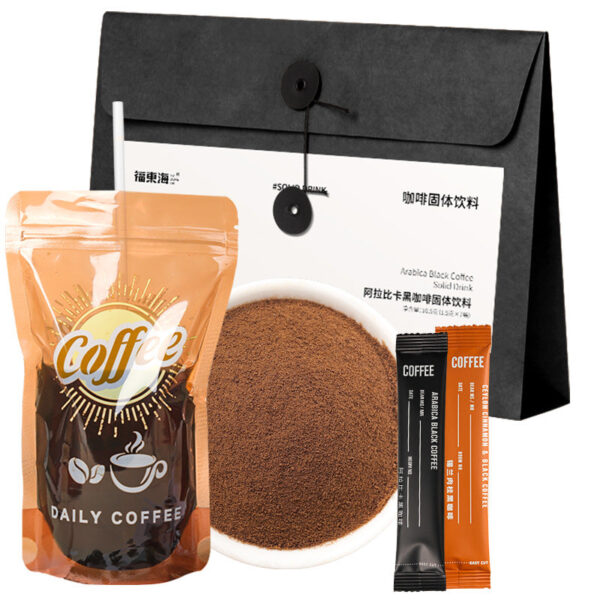 Fudonghai Arabica black coffee Ceylon cinnamon black coffee, sugar-free solid drink independent packaging wholesale