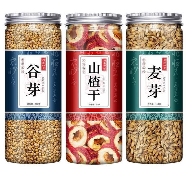 Fried malt, grain sprouts, hawthorn for children, digestion, Huaji Jianpi tea, chicken nejin, conditioning spleen and stomach, children - Image 5