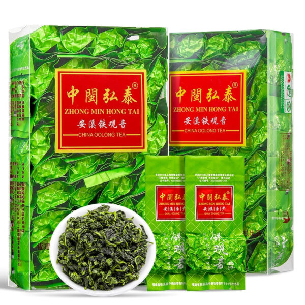 Zhongmin Hongtai Tea Premium Positive Orchid Fragrance Fujian Anxi Specialty Tieguanyin Oolong Tea Bag Boxed 250g - Image 2
