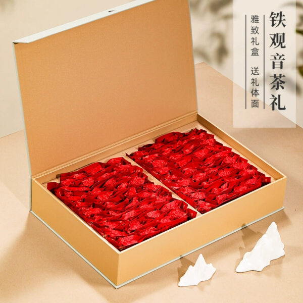 Zhongmin Hongtai Premium Luxiang Anxi Tieguanyin Orchid Fragrance Alpine Zhengwei New Tea Gift Box 500g - Image 4