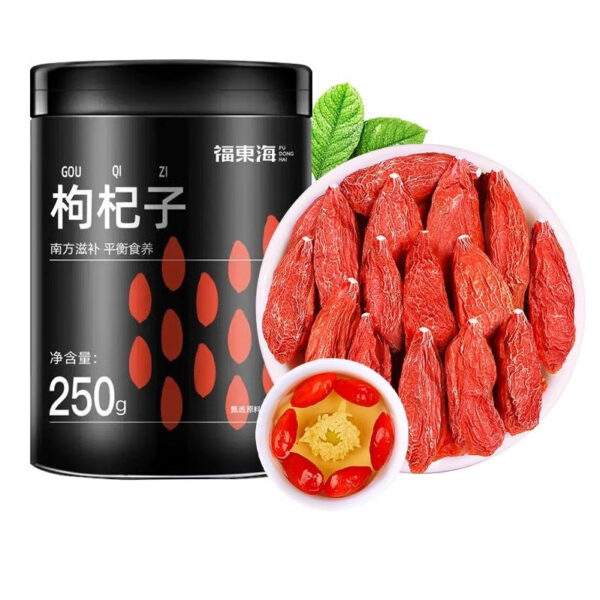 Fudonghai big fruit wolfberry 160g Ningxia special premium leave-in tribute fruit red wolfberry stew porridge soaked in water scented tea - Image 7