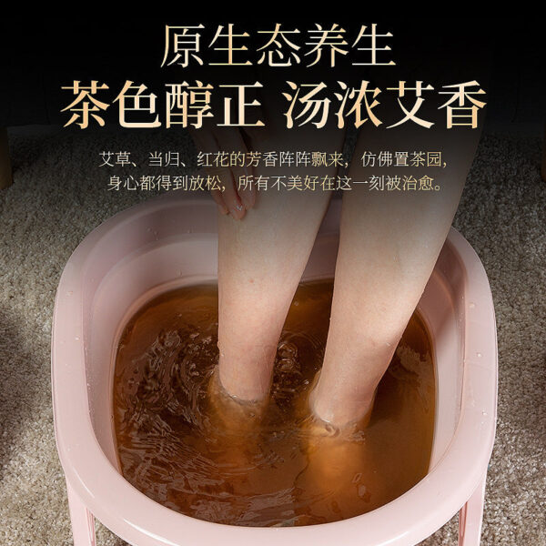 Fudonghai Twelve Flavors Foot Bath Bag 300g Mugwort Leaf Soaking Foot Bag Herbal Ginger Safflower Soaking Bath Medicine Bag Wechat Business Wholesale - Image 4
