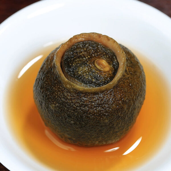 Zhongmin Hongtai Small Green Orange Pu'er Tea Xinhui Yunnan Ripe Pu Flower and Fruit Fragrance New Year's Day Gift Boxed Elders - Image 5