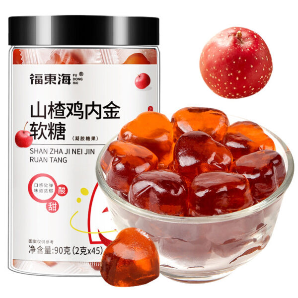 Fudonghai Hawthorn Chicken Nejin Gummy 90g Children's Instant Healthy Snack Candy Wholesale Douyin