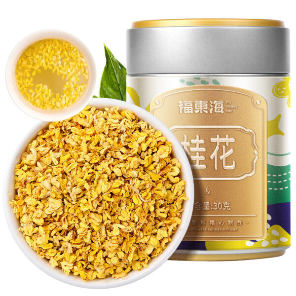 Fudonghai osmanthus 30g/tin can osmanthus tea dried osmanthus edible golden osmanthus flower grass tea health tea wholesale distribution