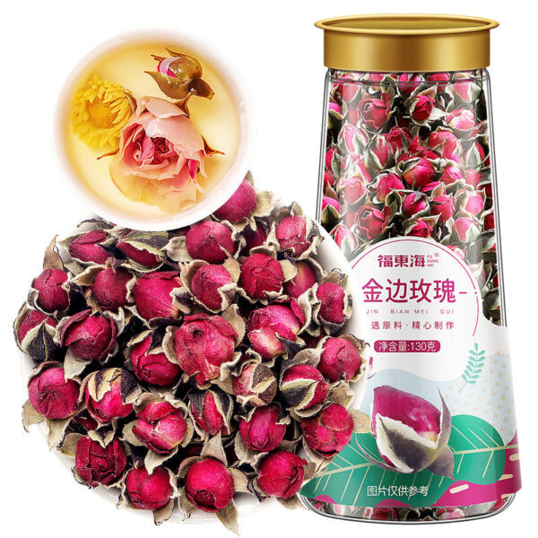 Fudonghai Phnom Penh rose tea 130g/box health tea wholesale soaked in water canned Yunnan rose tea generation