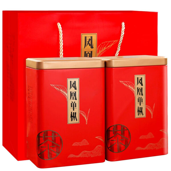 Duck shit fragrance, phoenix single clump tea, honey orchid fragrance, oolong tea leaves, silver flower fragrance, Chaozhou oak big black leaf single clump gift box. - Image 2